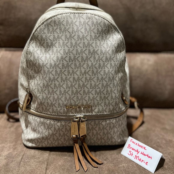 AUTHENTIC MICHAEL KORS Rhea Medium Logo Backpack main image 8